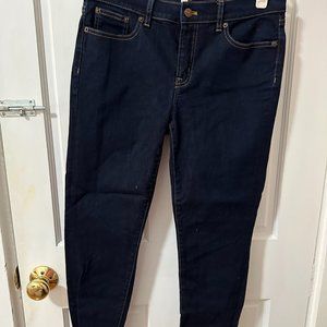 J. Crew Skinny Stretch Ankle Jeans, 26" inseam, sz 29